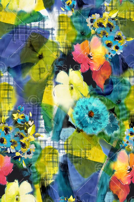 水彩印花华亿平台图片