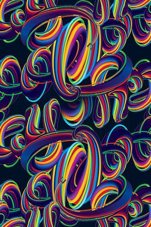 抽象印花华亿平台图片