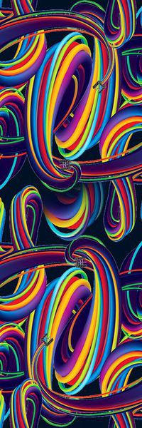 抽象印花华亿平台图片