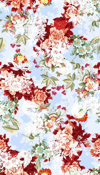 中国画印花华亿平台图片