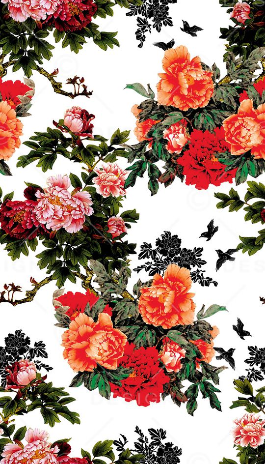 中国风印花华亿平台图片