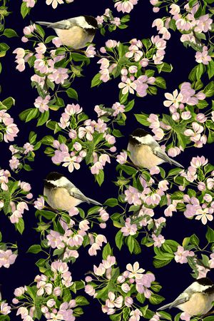 花鸟印花华亿平台图片