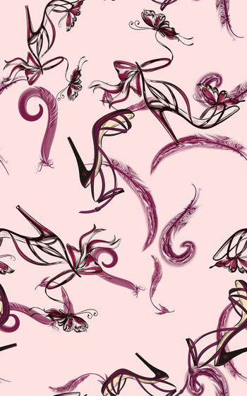 抽象印花华亿平台图片