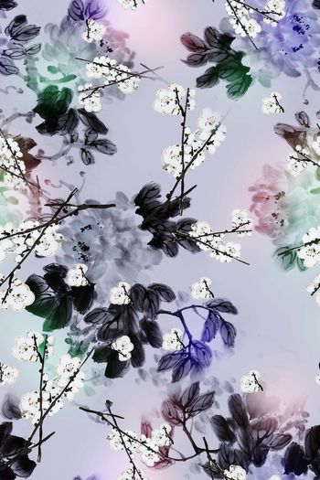 冷调中国风印花华亿平台图片