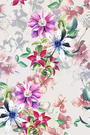 小清新印花华亿平台图片