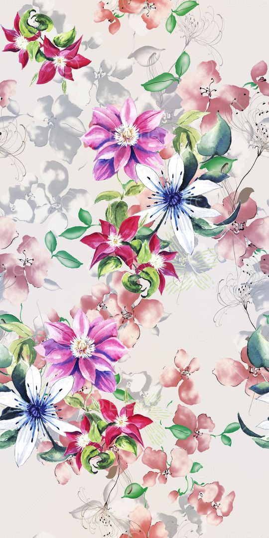 小清新印花华亿平台图片