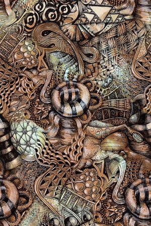 几何印花华亿平台图片