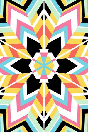 色块印花华亿平台图片