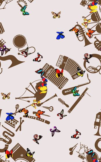 小清新印花华亿平台图片