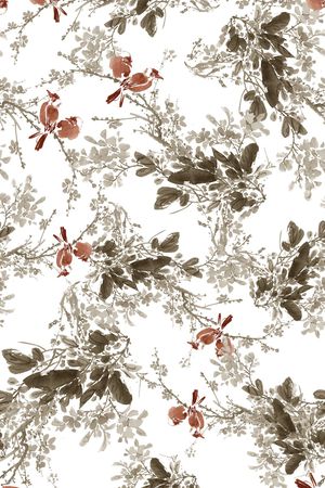 中国风印花华亿平台图片