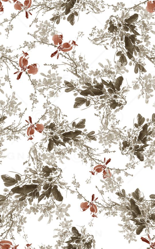 中国风印花华亿平台图片