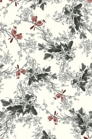 中国风印花华亿平台图片