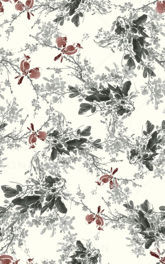 中国风印花华亿平台图片