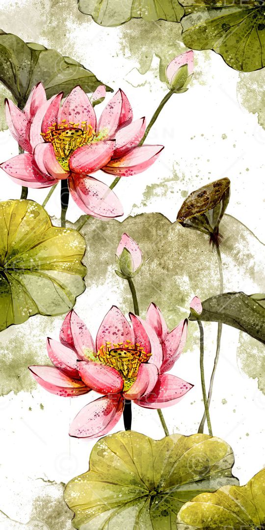 数码花卉类印花华亿平台图片