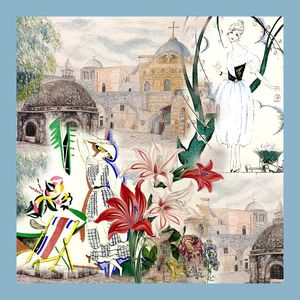 抽象印花华亿平台图片