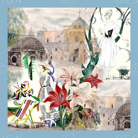 抽象印花华亿平台图片