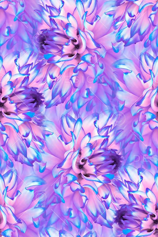 水彩花卉印花华亿平台图片