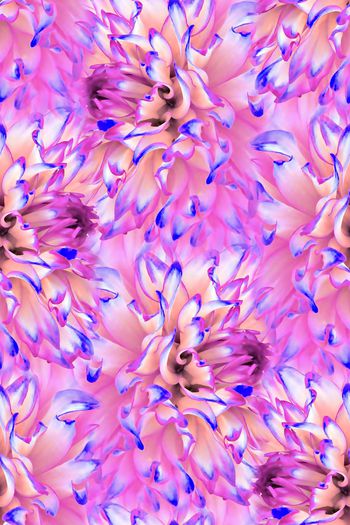 水彩花卉印花华亿平台图片