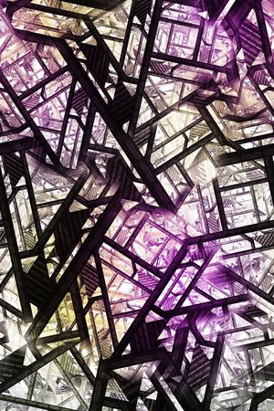 几何印花华亿平台图片