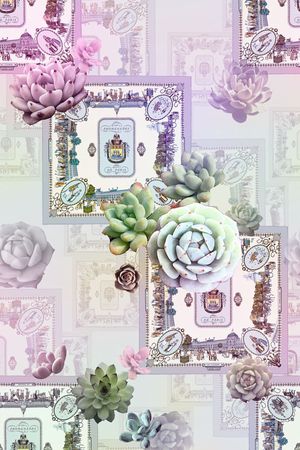 多肉印花华亿平台图片