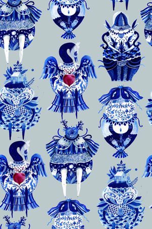 中国风印花华亿平台图片