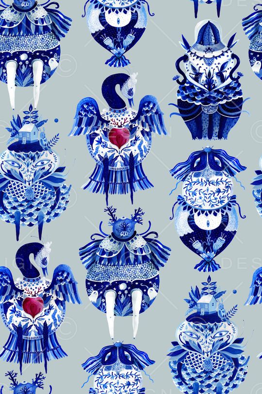 中国风印花华亿平台图片