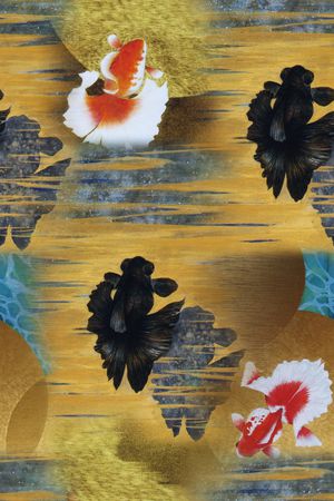 中国风印花华亿平台图片