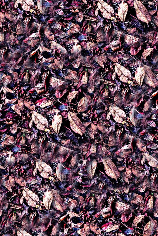 抽象手绘水彩画植物树叶数码印花印花华亿平台图片