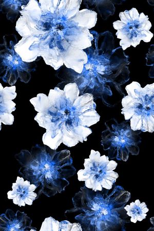 手绘水彩印花华亿平台图片