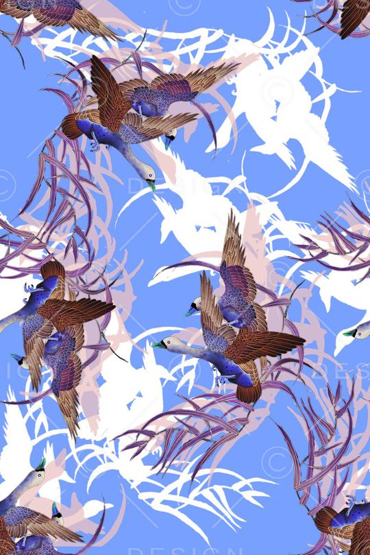 中国风印花华亿平台图片