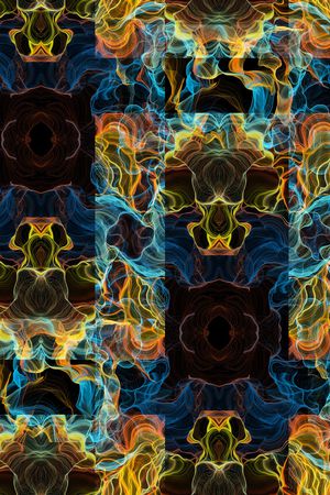 黑炫色彩印花华亿平台图片