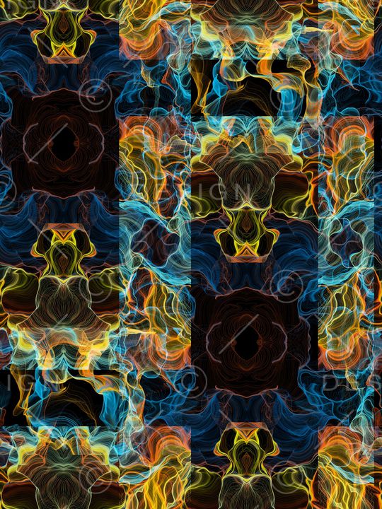 黑炫色彩印花华亿平台图片