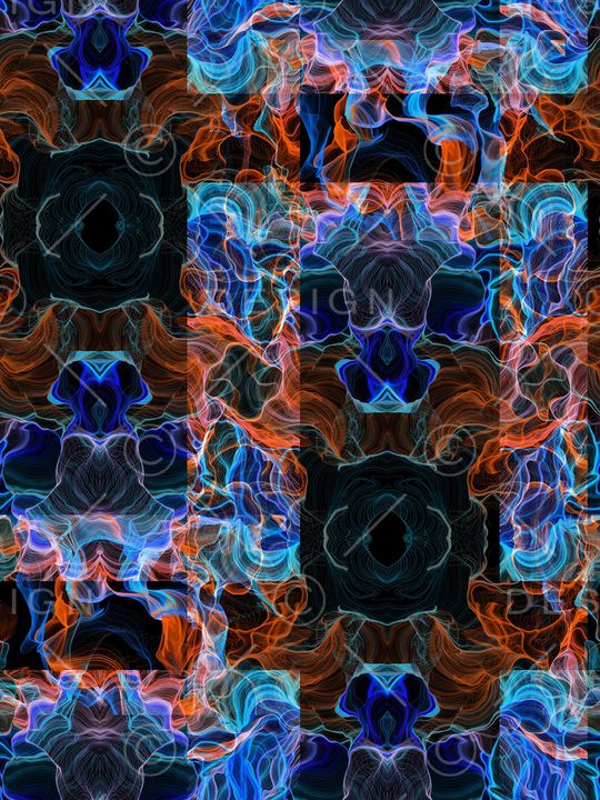 黑炫色彩印花华亿平台图片