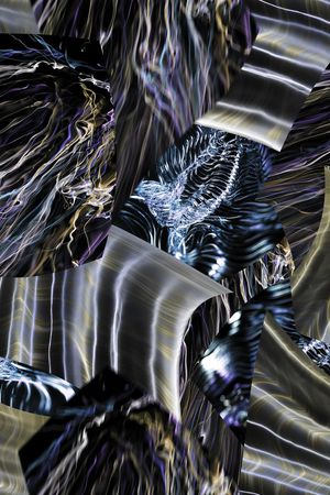 抽象扭曲印花华亿平台图片