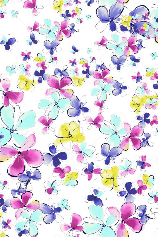 小碎花印花华亿平台图片