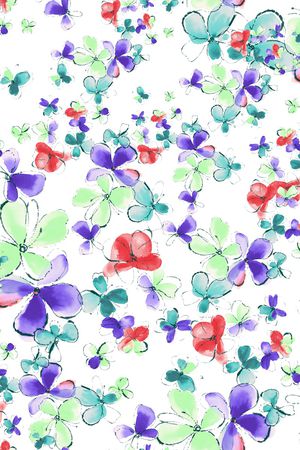 小碎花印花华亿平台图片