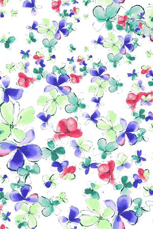 小碎花印花华亿平台图片