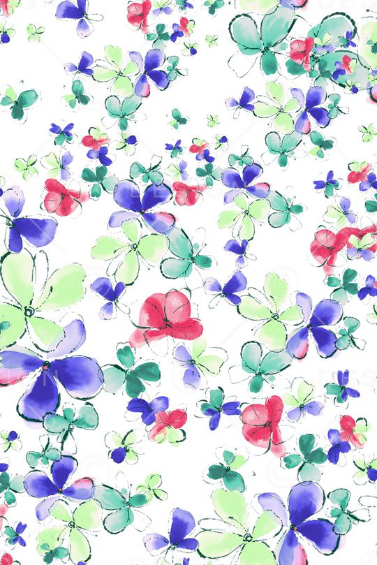 小碎花印花华亿平台图片