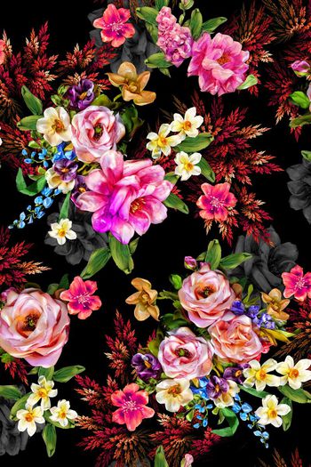 抽象印花华亿平台图片