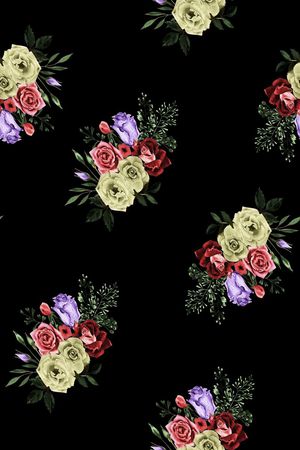 手绘印花华亿平台图片