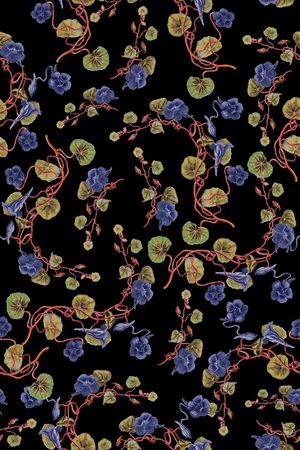 手绘印花华亿平台图片