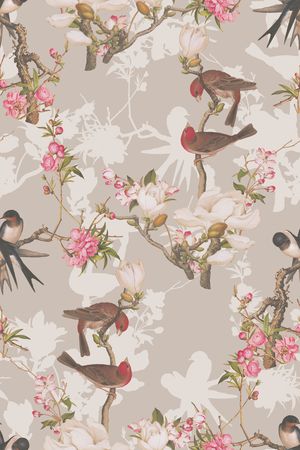 复古印花华亿平台图片