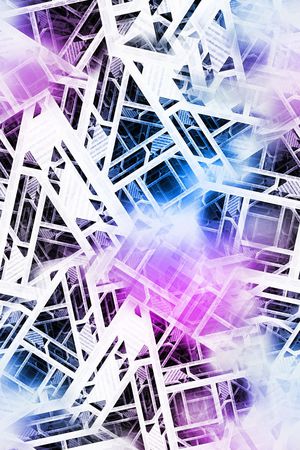 抽象印花华亿平台图片