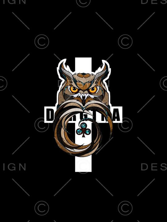 猫头鹰印花华亿平台图片