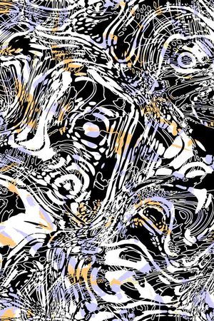 动物纹印花华亿平台图片