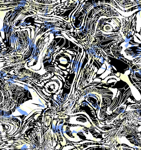 动物纹印花华亿平台图片