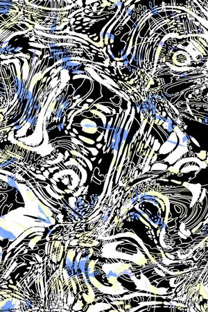 动物纹印花华亿平台图片