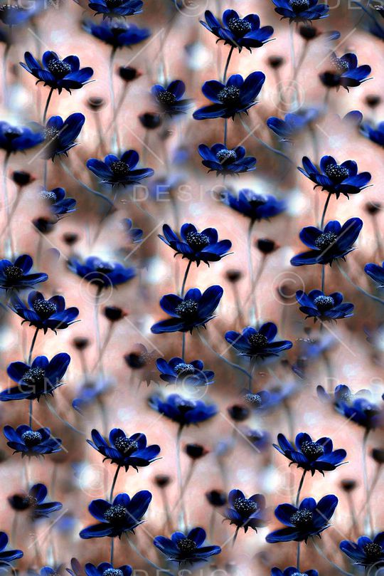 抽象手绘水彩画花卉数码印花印花华亿平台图片