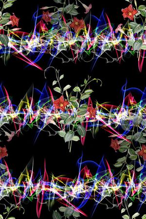 抽象渐变纹理几何彩绘数码印花印花华亿平台图片