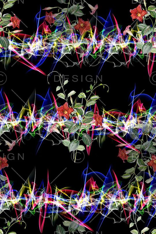 抽象渐变纹理几何彩绘数码印花印花华亿平台图片